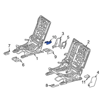 Mercedes-Benz OE - Rear Left Seat Track Cover