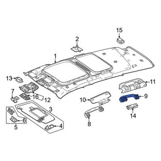 Mercedes-Benz OE - Rear Right Interior Grab Bar