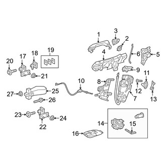 Mercedes-Benz OE - Front Door - Lock & Hardware