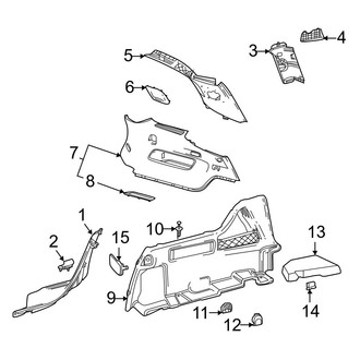 Mercedes-Benz OE - Quarter Panel - Interior Trim