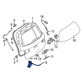 Mercedes-Benz OE - Left Tailgate Lift Motor