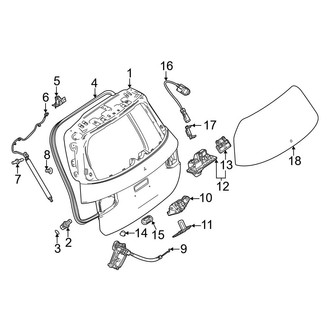 Mercedes-Benz OE - Lift Gate - Gate & Hardware