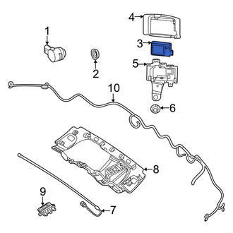 Mercedes-Benz OE - Rear Blind Spot Detection System Warning Sensor