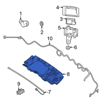 Mercedes-Benz OE - Rear Center Bumper Trim