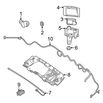 Mercedes-Benz OE - Rear Bumper - Electrical Components
