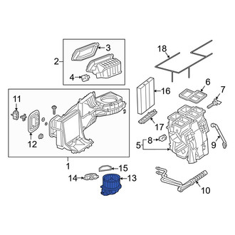 Mercedes-Benz OE - HVAC Blower Motor
