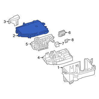 Mercedes-Benz OE - Upper Fuse and Relay Center Cover