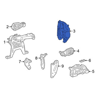 Mercedes-Benz OE - Lower Engine Mount