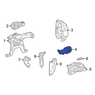 Mercedes-Benz OE - Lower Engine Support Rod