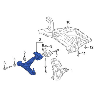 Mercedes-Benz OE - Rear Lower Rearward Suspension Control Arm