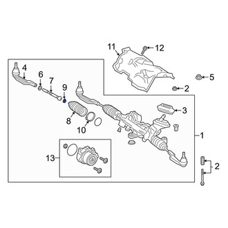 Mercedes-Benz OE - Rack and Pinion Bellows