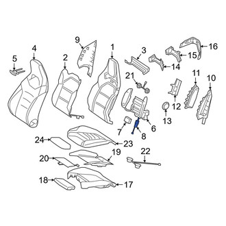Mercedes-Benz OE - Front Right Seat Lumbar Motor
