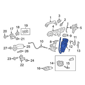 Mercedes-Benz OE - Front Right Door Lock Actuator Motor