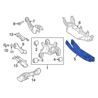 Mercedes-Benz OE - Rear Lower Rearward Suspension Control Arm