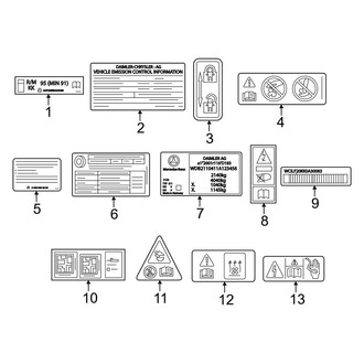 Mercedes-Benz OE - Information Labels - Labels