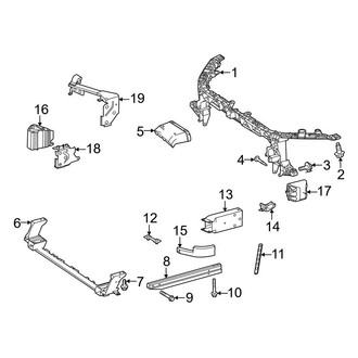 Mercedes-Benz OE - Radiator Support