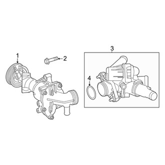 Mercedes-Benz OE - Cooling - Water Pump