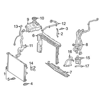 Mercedes-Benz OE - Cooling - Radiator & Components (Primary Radiator)