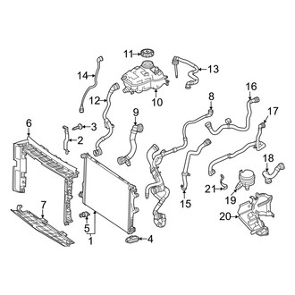 Mercedes-Benz OE - Cooling - Radiator & Components (Primary Radiator)