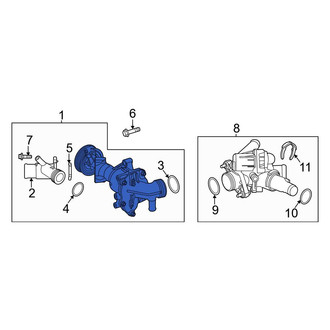 Mercedes-Benz OE - Engine Water Pump