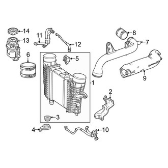 Mercedes-Benz OE - Cooling - Intercooler
