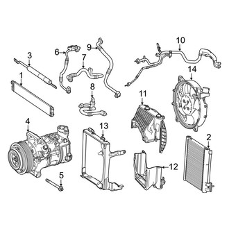 Mercedes-Benz OE - Air Conditioner & Heater - Condenser, Compressor & Lines