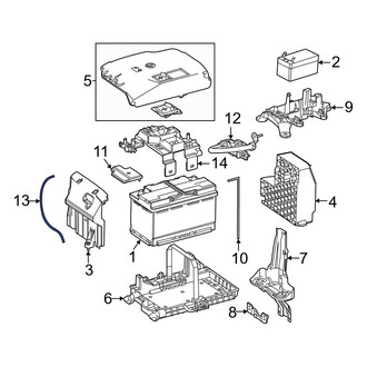 Mercedes-Benz OE - Battery Vent Tube