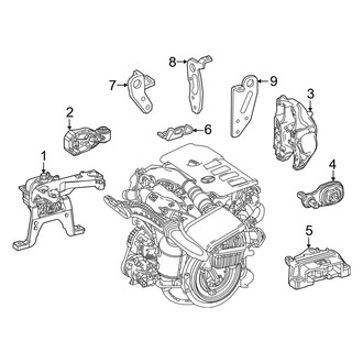 Mercedes-Benz OE - Engine & Transmission Mounting