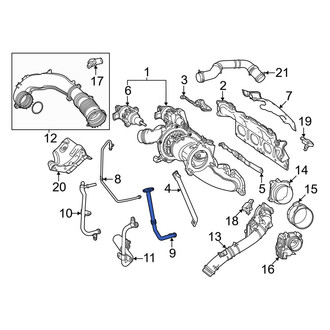 Mercedes-Benz OE - Turbocharger Oil Line