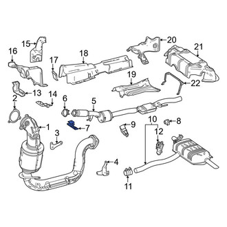 Mercedes-Benz OE - Rear Catalytic Converter Bracket