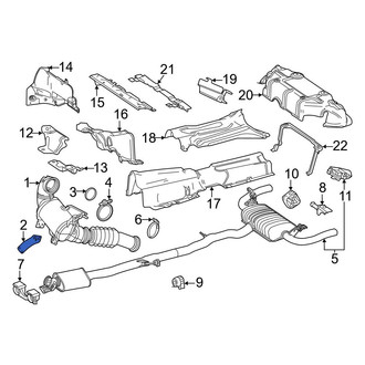 Mercedes-Benz OE - Exhaust System Hanger Bracket