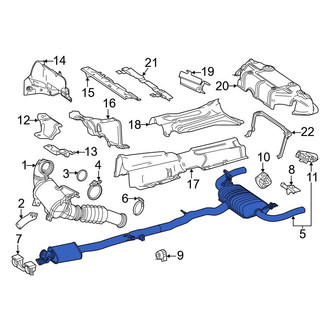 Mercedes-Benz OE - Exhaust Muffler