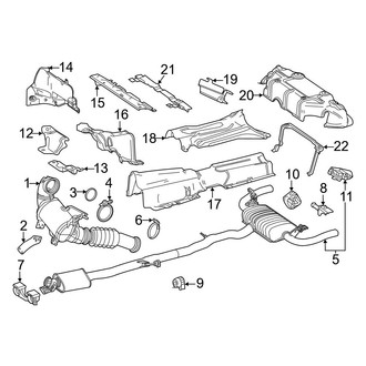 Mercedes-Benz OE - Exhaust System - Exhaust Components