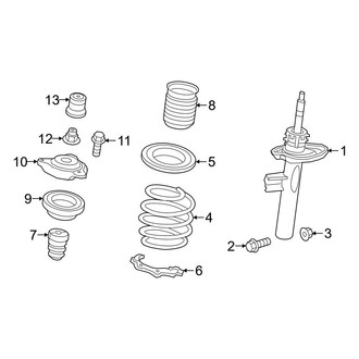 Mercedes-Benz OE - Front Suspension - Struts & Components
