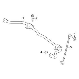 Mercedes-Benz OE - Front Suspension - Stabilizer Bar & Components