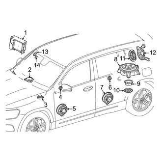 Mercedes-Benz OE - Instrument Panel - Sound System