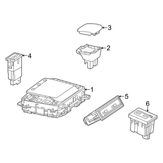 Mercedes-Benz OE - Center Console (Electrical Components)