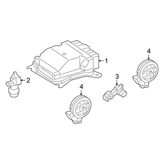 Mercedes-Benz OE - Restraint Systems - Air Bag Components (Modules and Sensors)
