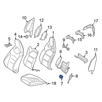 Mercedes-Benz OE - Front Right Air Bag Seat Sensor Mat