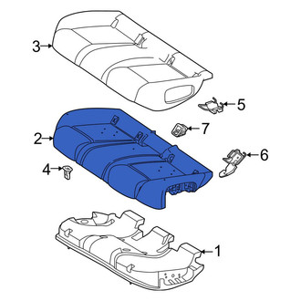 Mercedes-Benz OE - Rear Upper Seat Cushion Foam