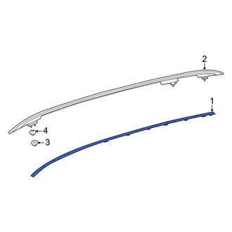Mercedes-Benz OE - Left Roof Molding
