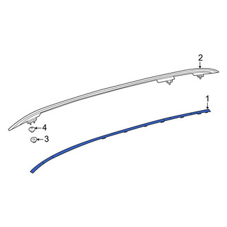 Mercedes-Benz OE - Left Roof Molding