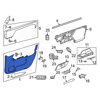 Mercedes-Benz OE - Rear Left Outer Door Outer Panel
