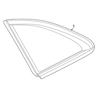 Mercedes-Benz OE - Quarter Panel - Glass