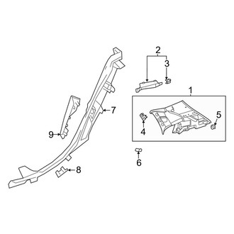 Mercedes-Benz OE - Quarter Panel - Interior Trim