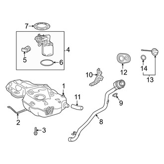 Mercedes-Benz OE - Fuel System Components