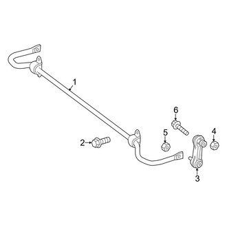 Mercedes-Benz OE - Rear Suspension - Stabilizer Bar & Components