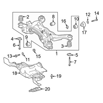 Mercedes-Benz OE - Rear Suspension - Suspension Mounting