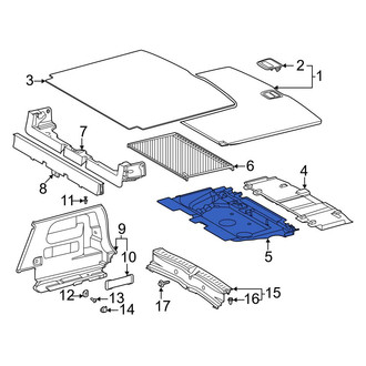 Mercedes-Benz OE - Rear Spare Tire Compartment