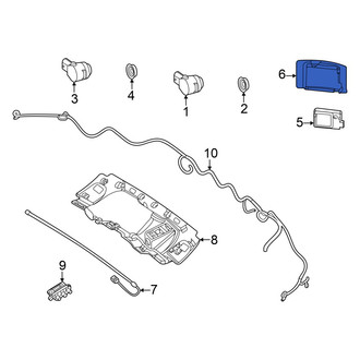 Mercedes-Benz OE - Rear Left Blind Spot Detection System Warning Sensor Bracket
